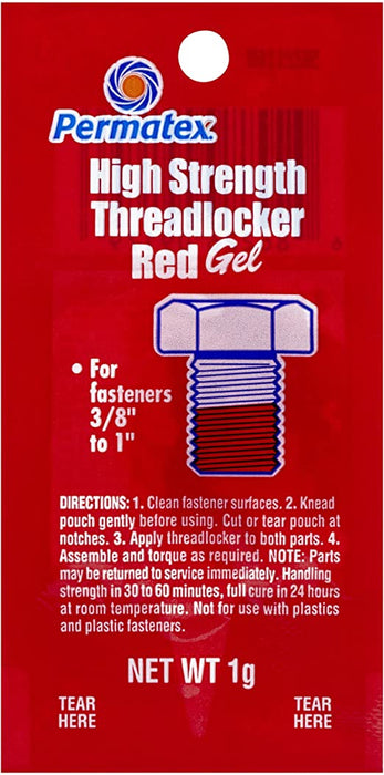 Fijador Rojo de Pernos y Tuercas 1ml