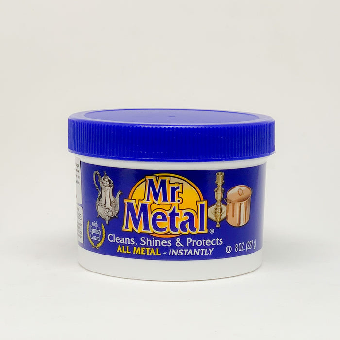 Mr. Metal Abrillantador de Vajilla - Crema en Pote 8oz