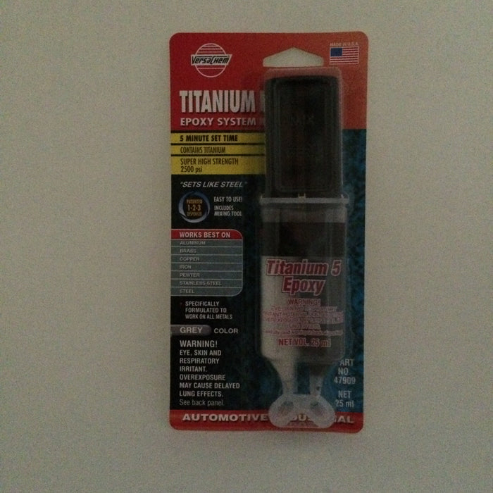 Epóxico Titanio Jeringa 25ml