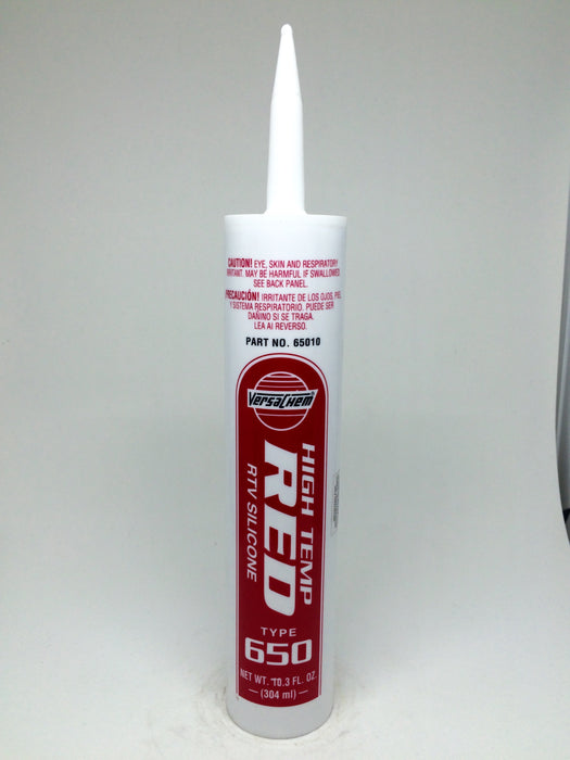Silicona Roja Tubo - Type 650 10.3 fl oz